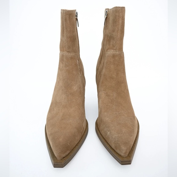 Nine West Distressed Suede Bootie NWOB - Picture 4 of 5